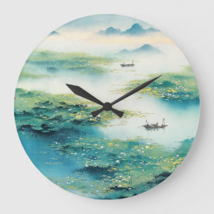 A Refreshing Melody 013 Large Clock