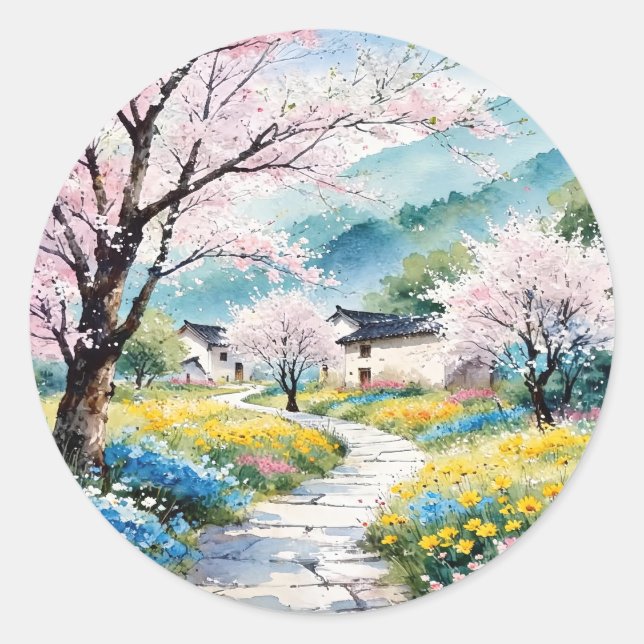 A Refreshing Melody 022 Classic Round Sticker (Front)