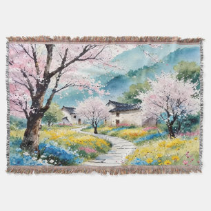 A Refreshing Melody 022 Throw Blanket