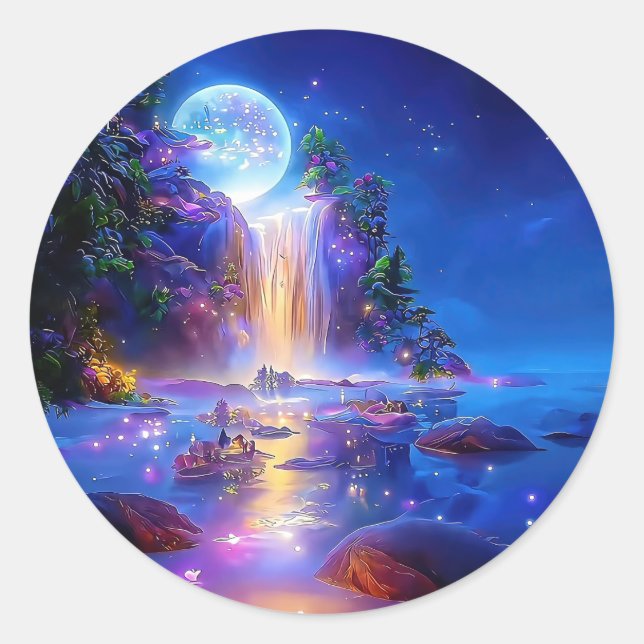 A Refreshing Melody 025 Classic Round Sticker (Front)