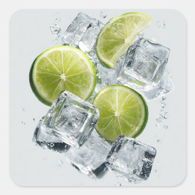 A Refreshing Midsummer Day 001 Square Sticker (Front)