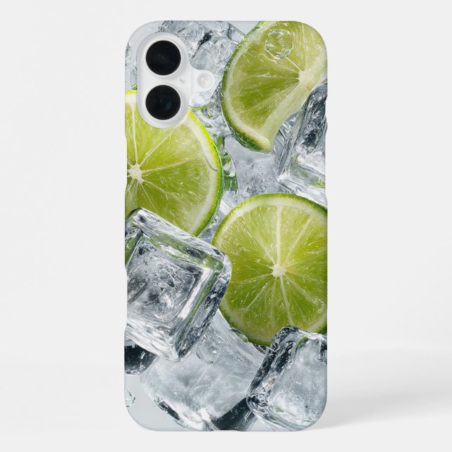 A refreshing summer moment featuring sparkling sod iPhone case (Back)