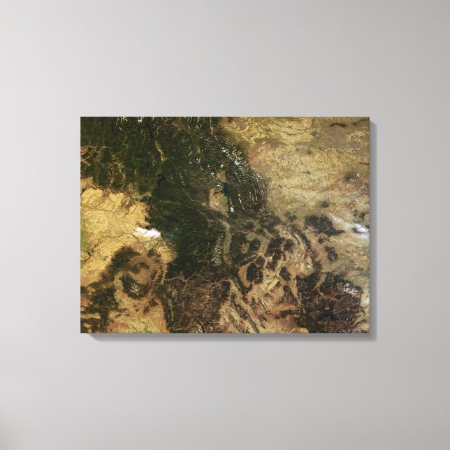 A relatively clear day canvas print (Front)