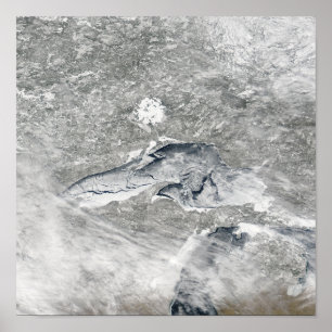 A relatively rare blanket of ice poster