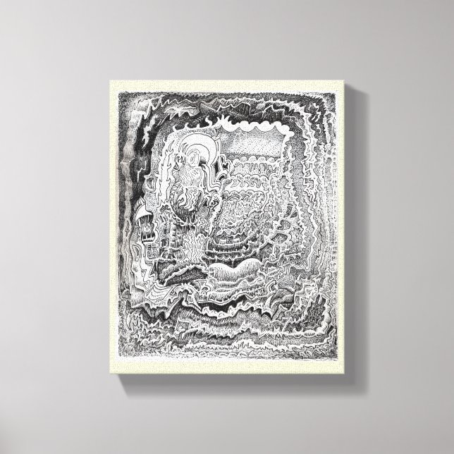 A Reminder from the Old Brain  Canvas Print (Front)