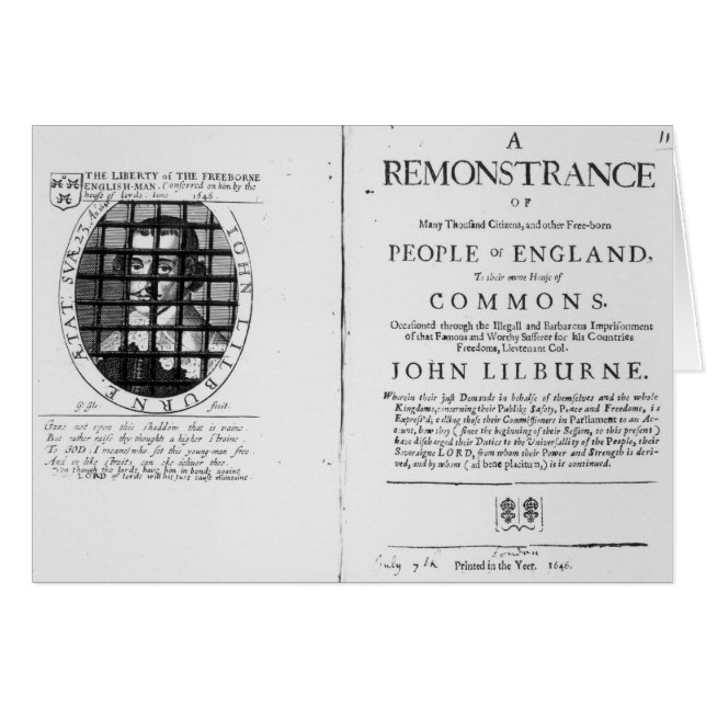 A remonstrance by the Levellers (Front Horizontal)