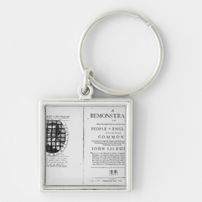 A remonstrance by the Levellers Key Ring (Front)