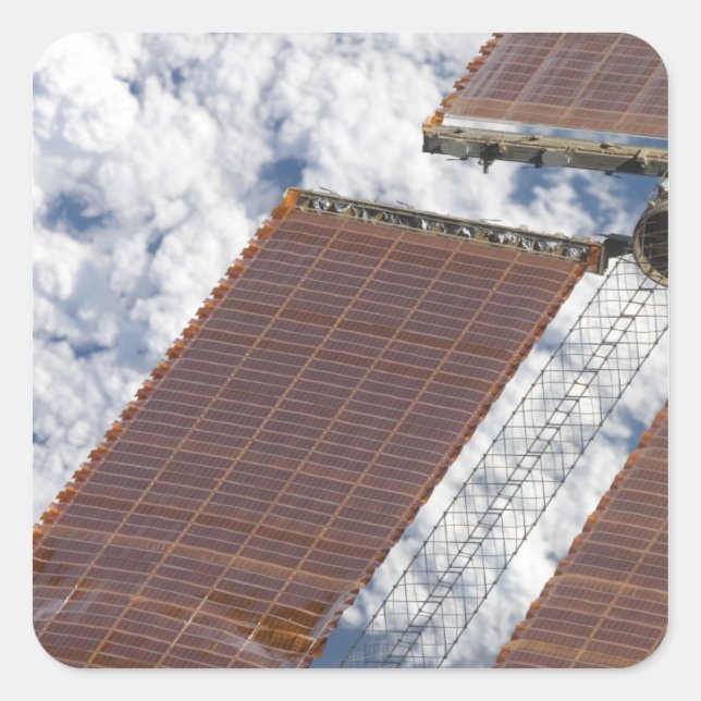 A repaired solar array square sticker (Front)