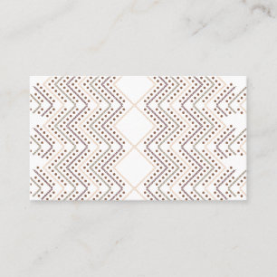 A repeating geometric pattern with diamond shapes  business card