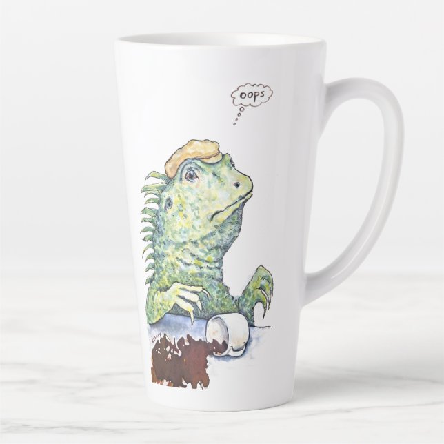 A Reptile Dysfunction Latte Mug (Right)
