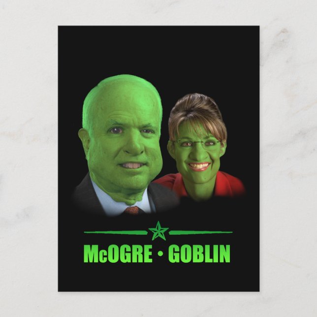 A Republican Halloween! Postcard (Front)