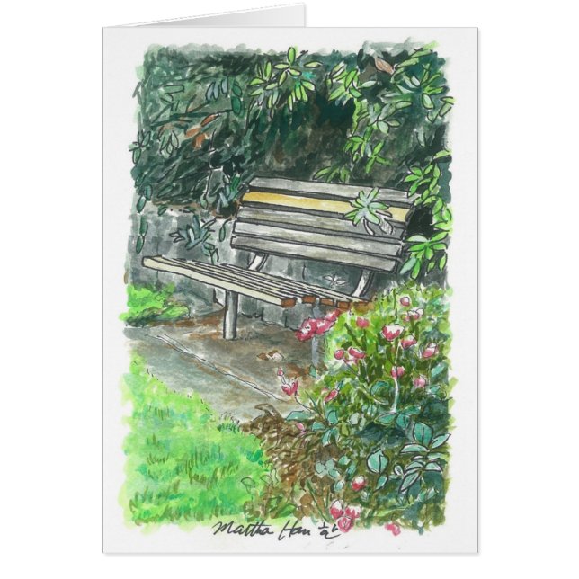 A resting bench (Front)
