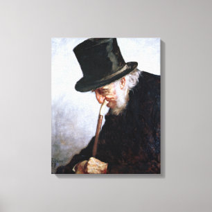A Retired Sea Captain from Massachusetts, 1879 Canvas Print