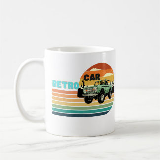 A retro big car coffee mug