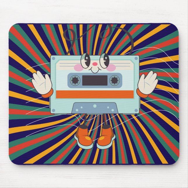  A Retro music line  Mouse Pad (Front)