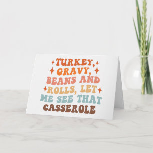 A Retro Thanksgiving Dinner Card