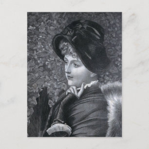 "A Reverie" Vintage Illustration Postcard