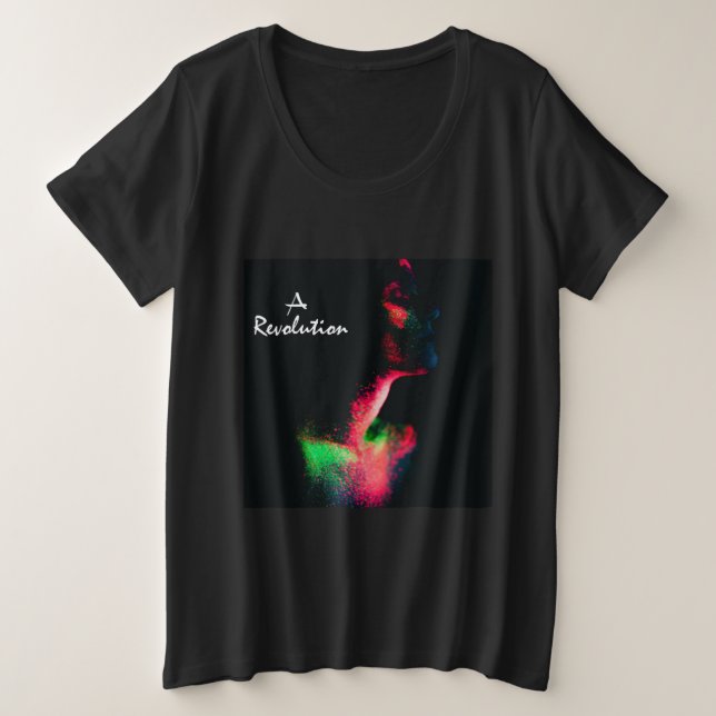 A Revolution Plus Size T-Shirt (Design Front)