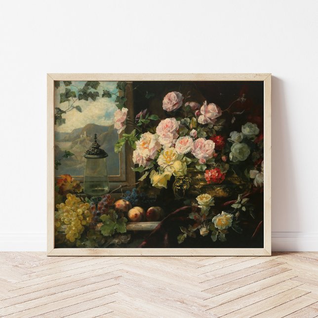 A Rich Bouquet of Flowers | Franz Xaver Birkinger Poster (Creator Uploaded)