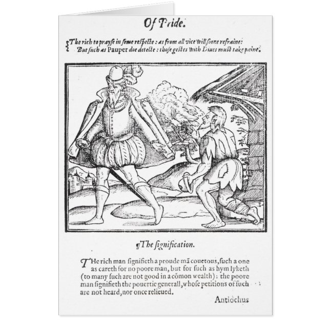 A Rich Man Spurns a Ragged Beggar (Front)