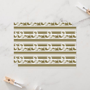 A richly coloured rug features a symmetrical geome invitation