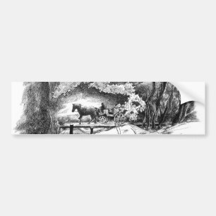 A Ride Through Central Park Bumper Sticker