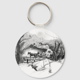 A Ride Through Central Park Key Chain