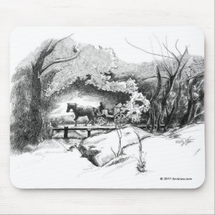 A Ride Through Central Park Mousepad