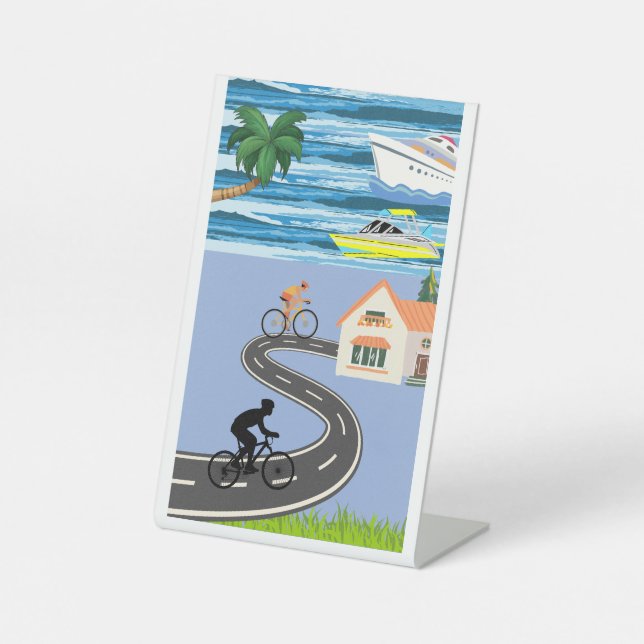 A Ride to Remembe Pedestal Sign (Front)