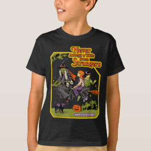 A Ride Witches Halloween Sarcastic Retro Funny T-Shirt