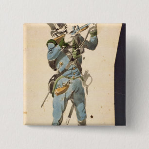 A Rifleman of the Austrian Jaegers 15 Cm Square Badge