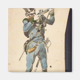 A Rifleman of the Austrian Jaegers Magnet