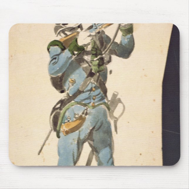 A Rifleman of the Austrian Jaegers Mouse Pad (Front)