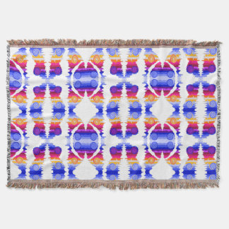 A Rip Through Abstract Throw Blanket