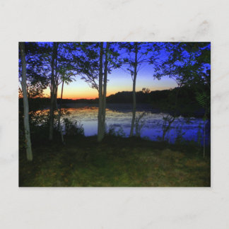 A River at Dusk Postcard