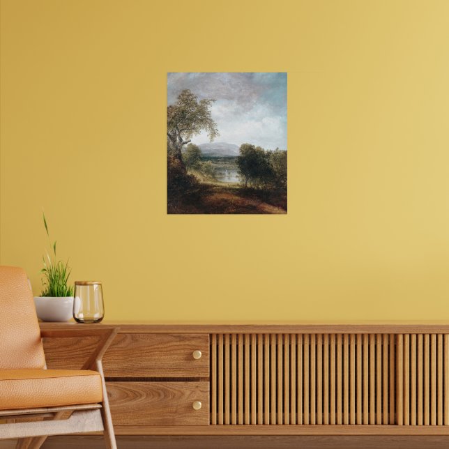 A River Glimpse (CA. 1843–50) Poster (Living Room 2)