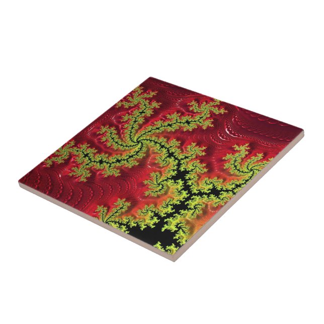 A River Runs Through It Ceramic Tile (Side)
