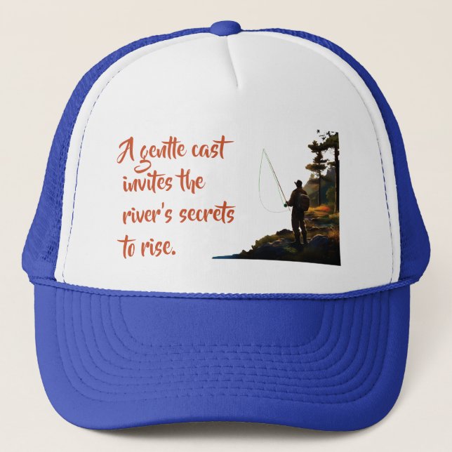 A Rivers Secrets Fisherman Trucker Hat (Front)
