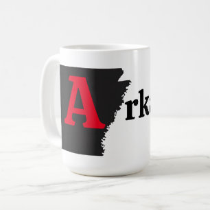 A rkansip Red Text Coffee Mug