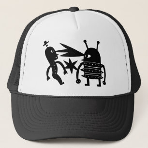 A Robot From Mars Trucker Hat
