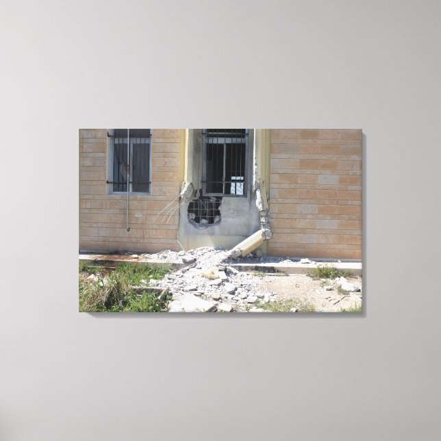 A Rocket Propelled Grenade Canvas Print (Front)