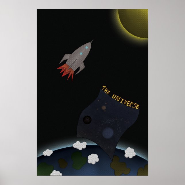 A Rocket to the Moon Poster (Front)