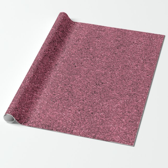 A roll of pink and black speckled wrapping paper (Unrolled)