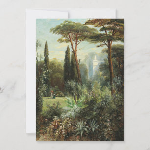 A Romantic Castle Park   Franz Xaver Birkinger