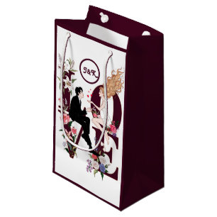 A romantic personalized Valentine’s Day Small Gift Bag