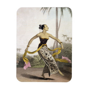 A Ronggeng or Dancing Girl, plate 21 from Vol. I o Magnet