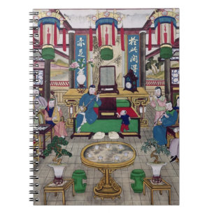 A Room in the House of Mr. Kong, a Peking Merchant Spiral Notebook