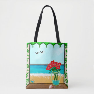 A room with a view tote bag