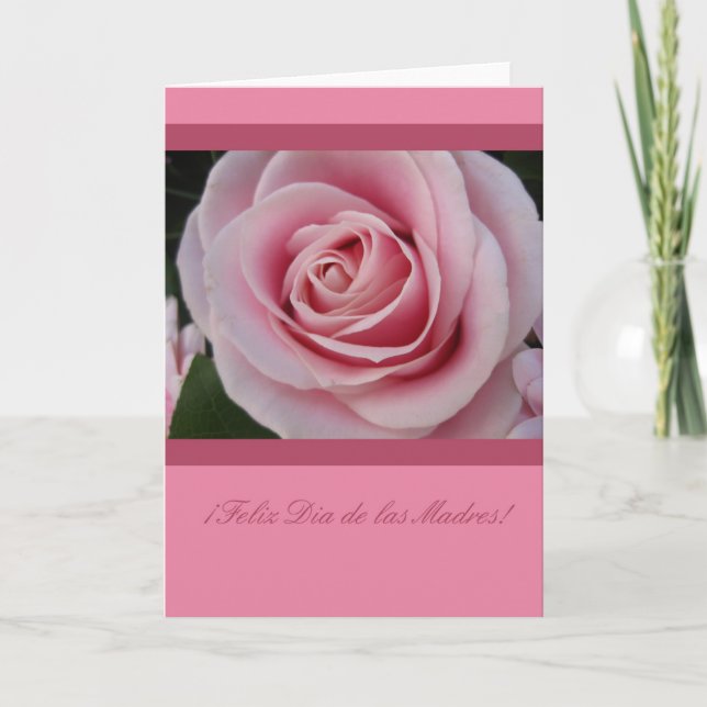 A rose for mothersday spanish card (Front)