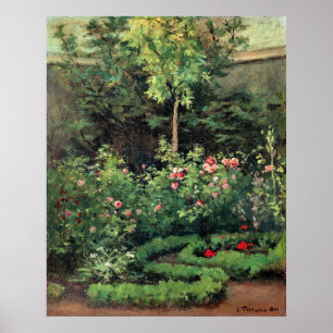 A Rose Garden by Camille Pissarro, Poster